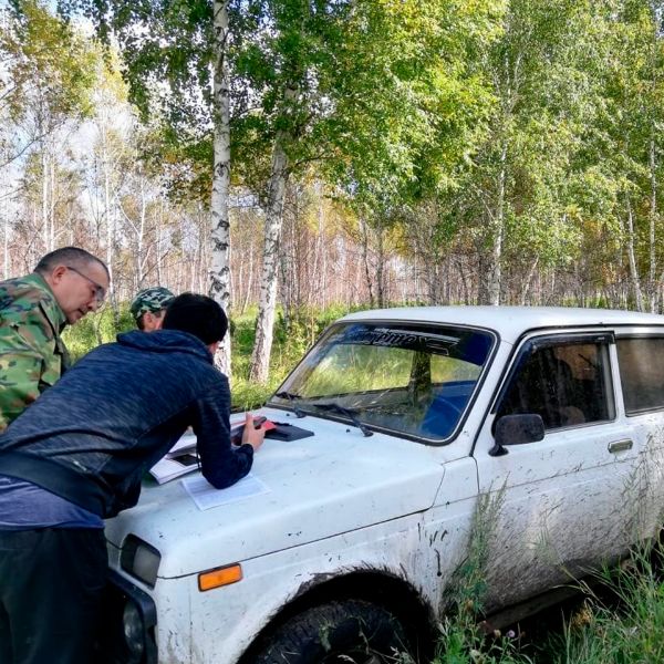 Полевое дешифрирование пожаров. Костанайской области